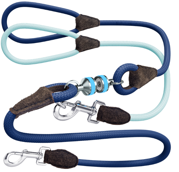 Produktfoto der Zauberleine in verschiedenen Blautönen