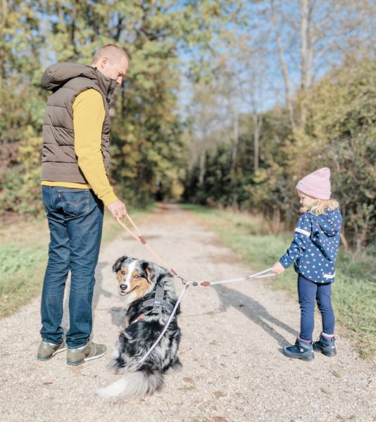 Die Zauberleine leistet auch in der tiergestützen Therapie wichtige Funktionsweisen
